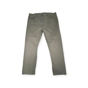 Levi's 502 Regular Taper Fit Tan Khaki Pants Waterless Jeans W40‎ L30